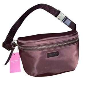 kate spade Satin Plum Mini Belt Bag